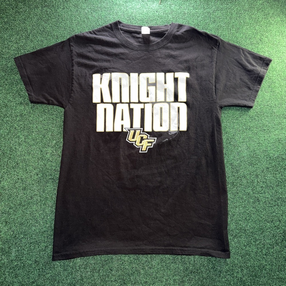 UCF Knights Nation Graphic Shirt Men's M Black Hanes T